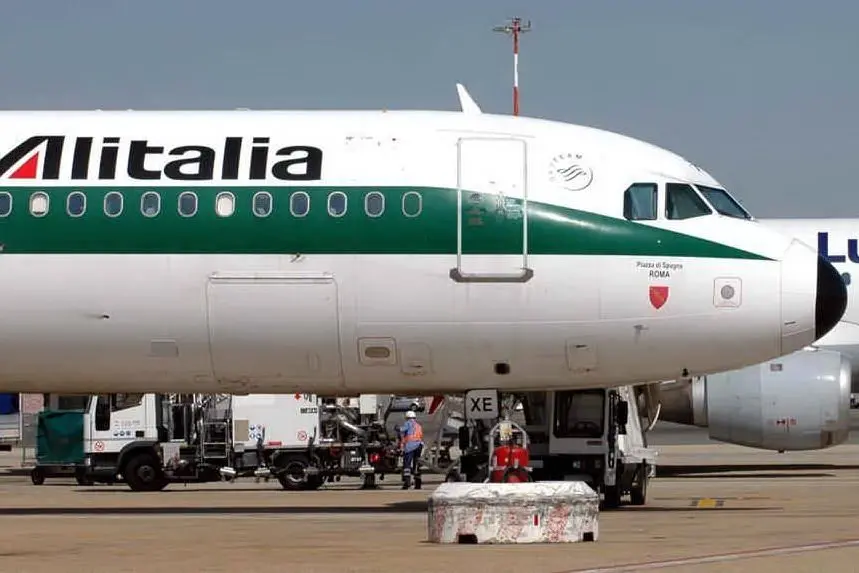 Un volo Alitalia
