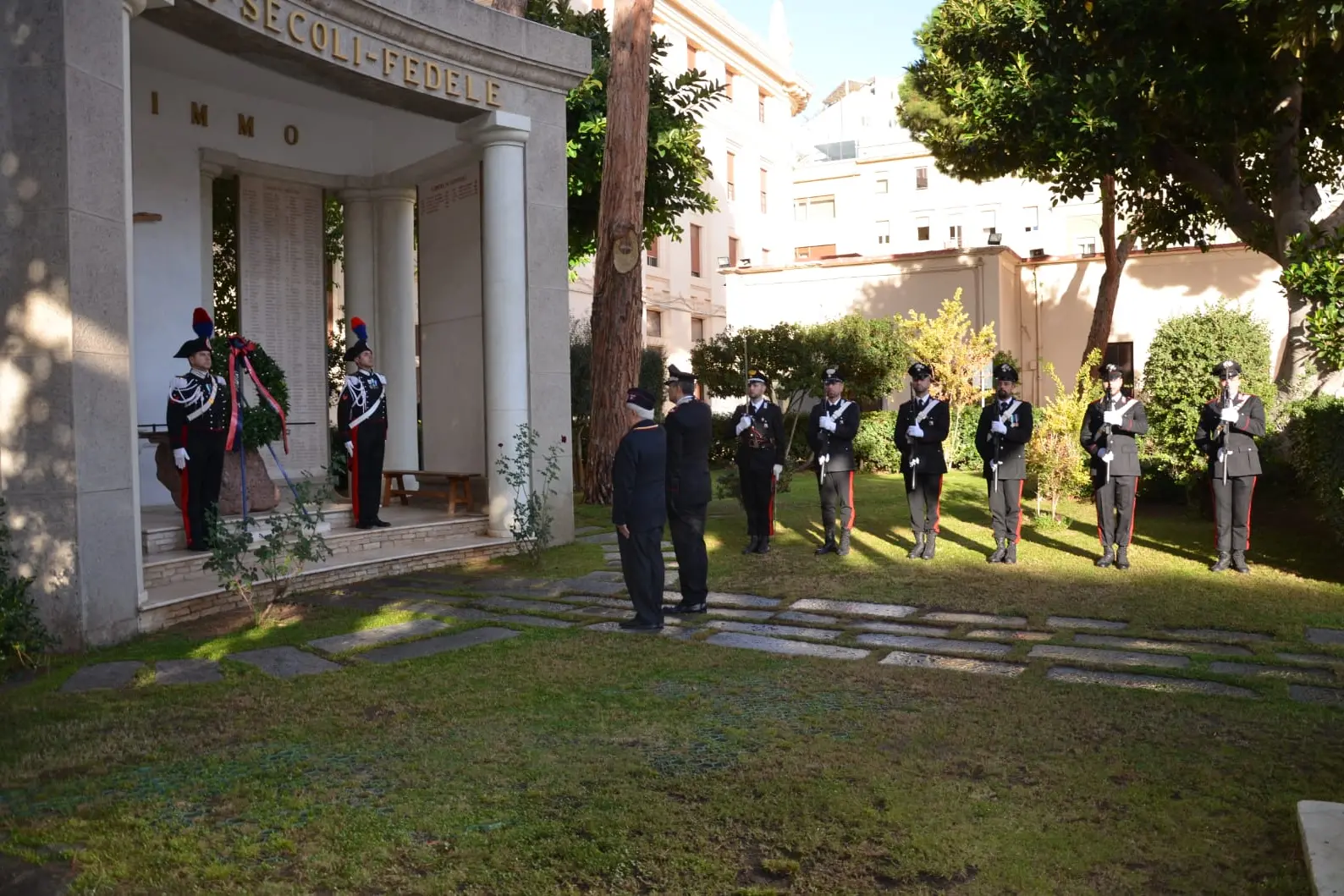 Una cerimonia (foto carabinieri)
