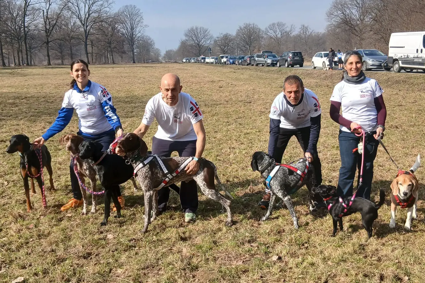 Gli atleti sarda a Stupinigi