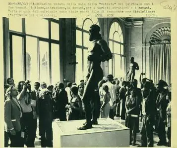 I Bronzi di Riace esposti al Quirinale nel 1981
