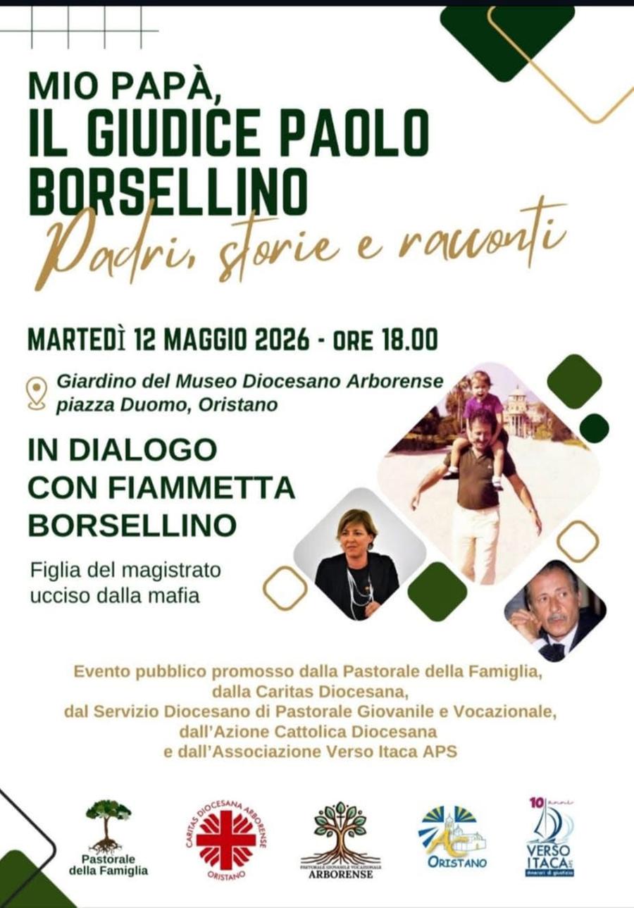 “Padri, storie e racconti”: a Oristano l’incontro con Fiammetta Borsellino