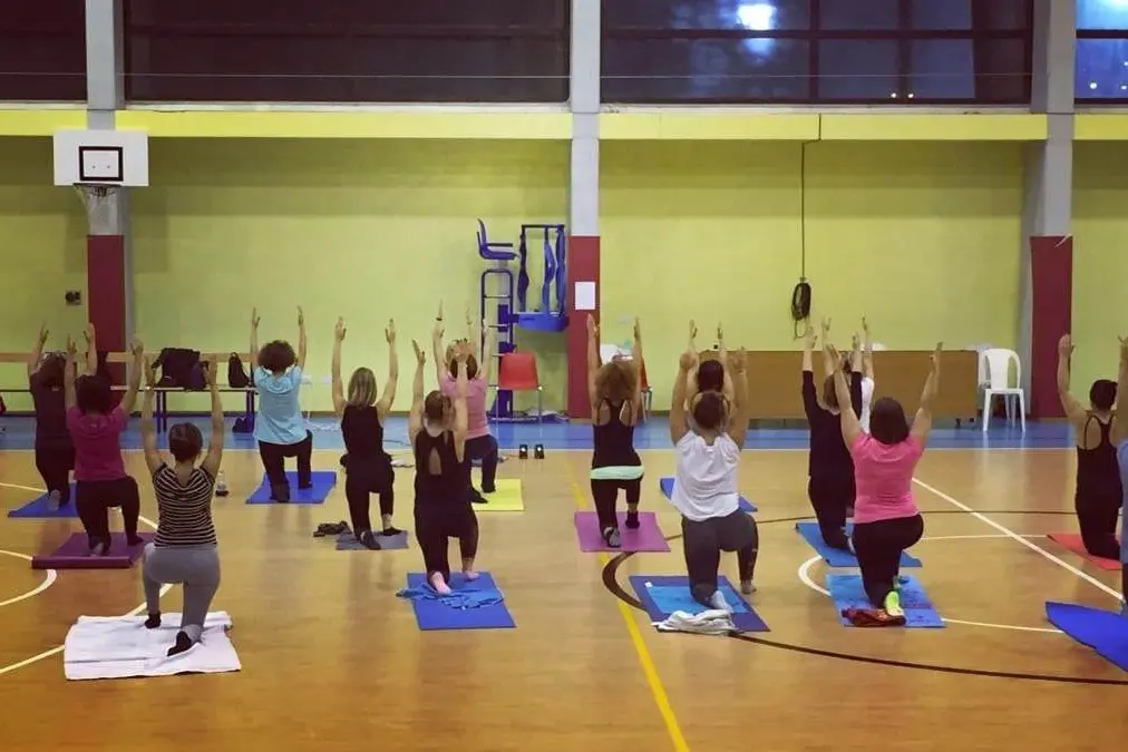 Una lezione di yoga (foto concessa)