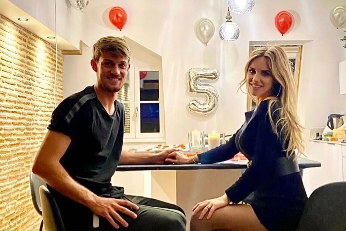 Michela Persico (29 anni) e il suo compagno Daniele Rugani (26)