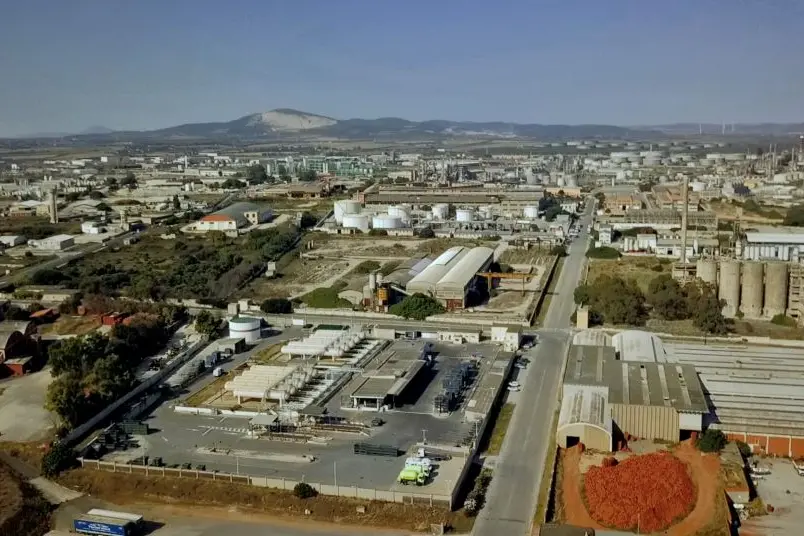 L' area industriale di Porto Torres (foto concessa)