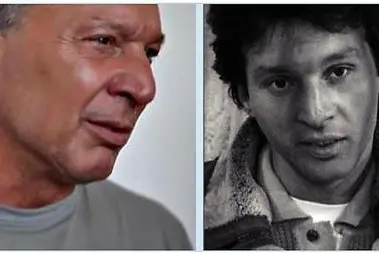 Due foto di Giuseppe Mastini, alias Johnny lo Zingaro (foto Ansa)
