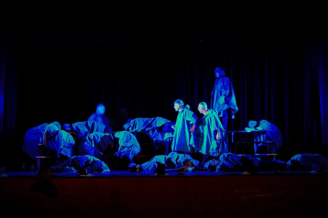 Uno dei laboratori teatrali nell'istituto di Tempio