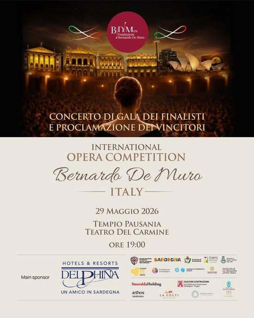 Da Porto Cervo a Tempio Pausania: ottanta giovani talenti da tutto il mondo per l’International Opera Competition