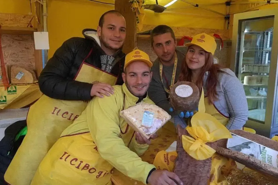 Lo stand sardo a Matera (Foto Coldiretti)