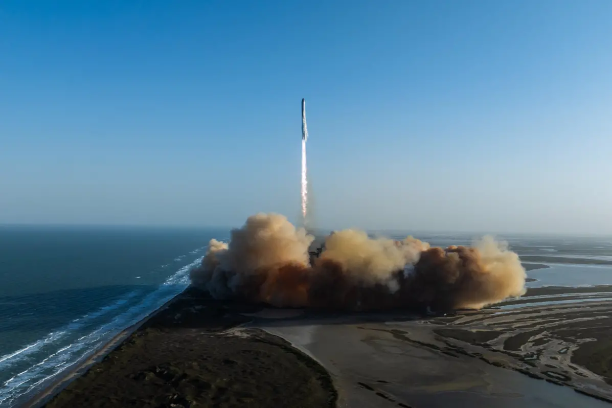 SpaceX, il lancio (foto da X)