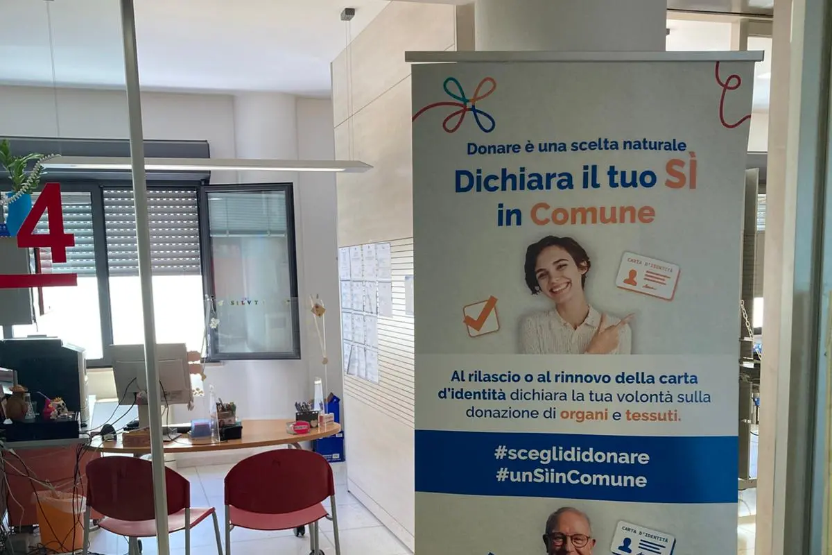 Pannello informativo in Punto Città