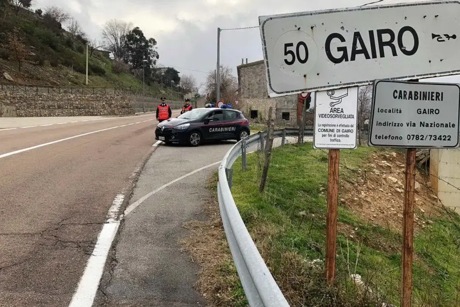 Carabinieri a Gairo