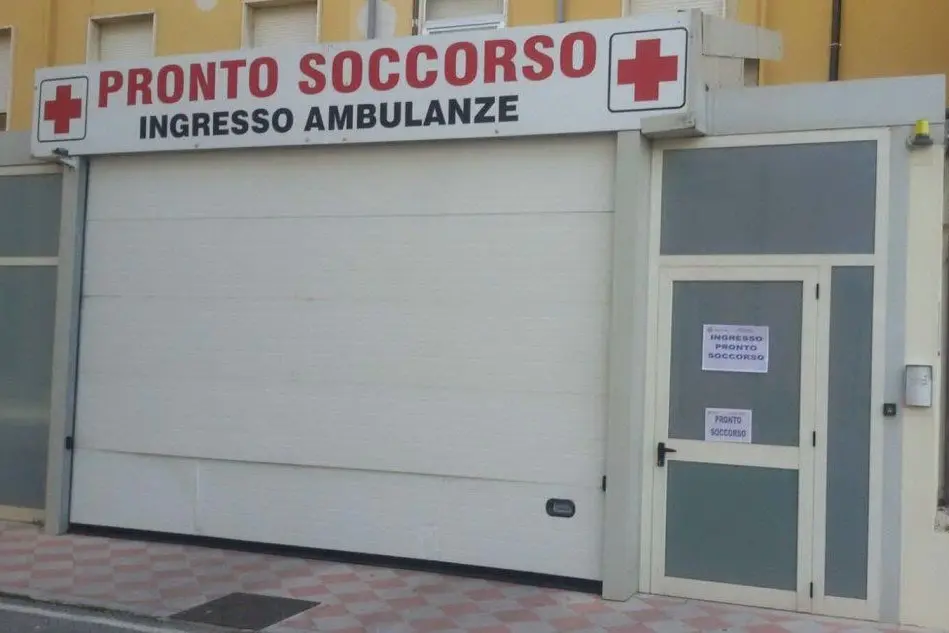 L'ingresso provvisorio del Pronto soccorso