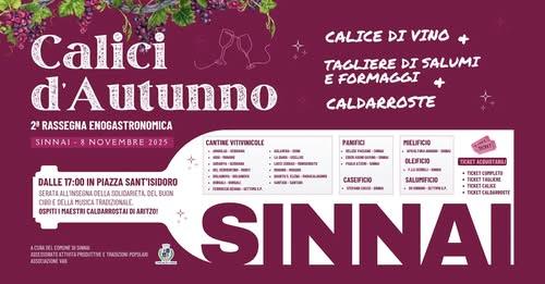 Sinnai, Calici d'autunno: pronto il programma tra enogastronomia e musica tradizionale