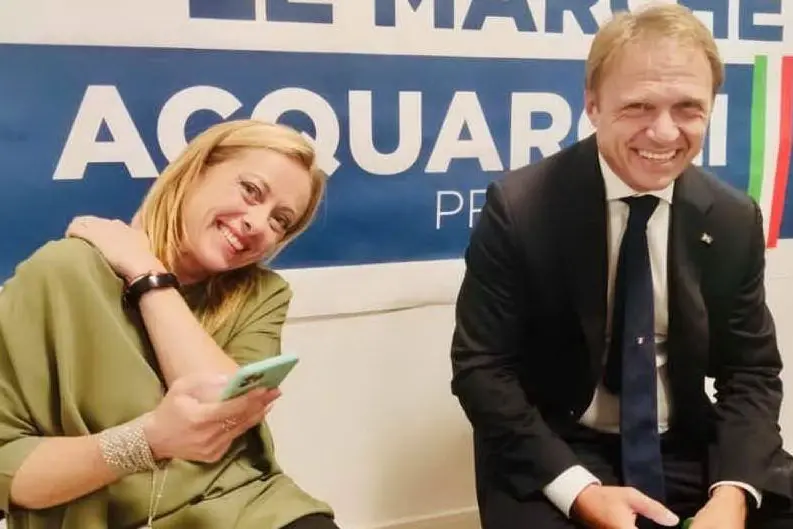 Lollobrigida con Giorgia Meloni (Ufficio Stampa)