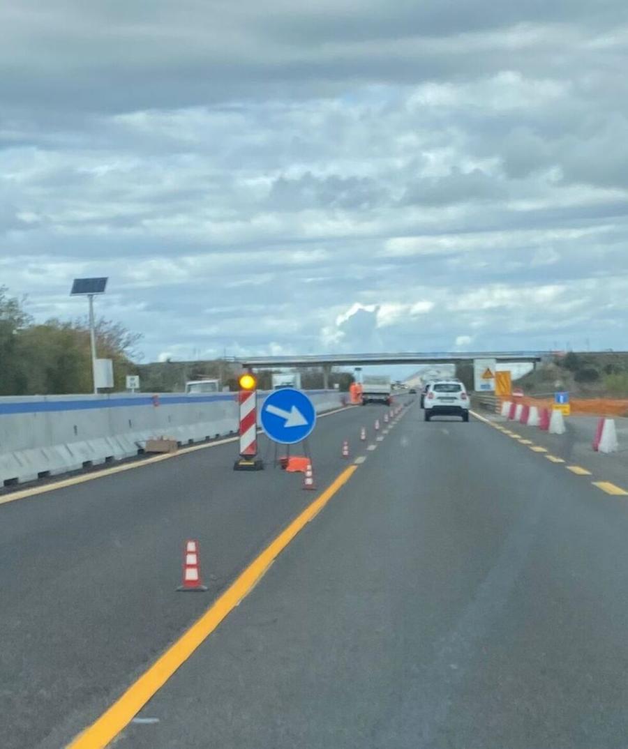 Statale 131, un altro cantiere