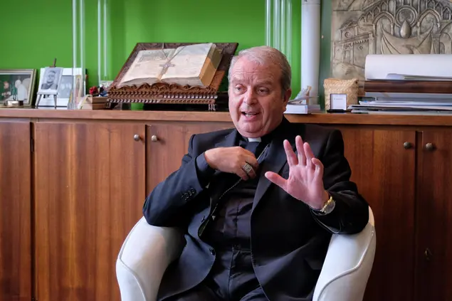 Il cardinale Arrigo Miglio (archivio L'Unione Sarda - foto Ungari)