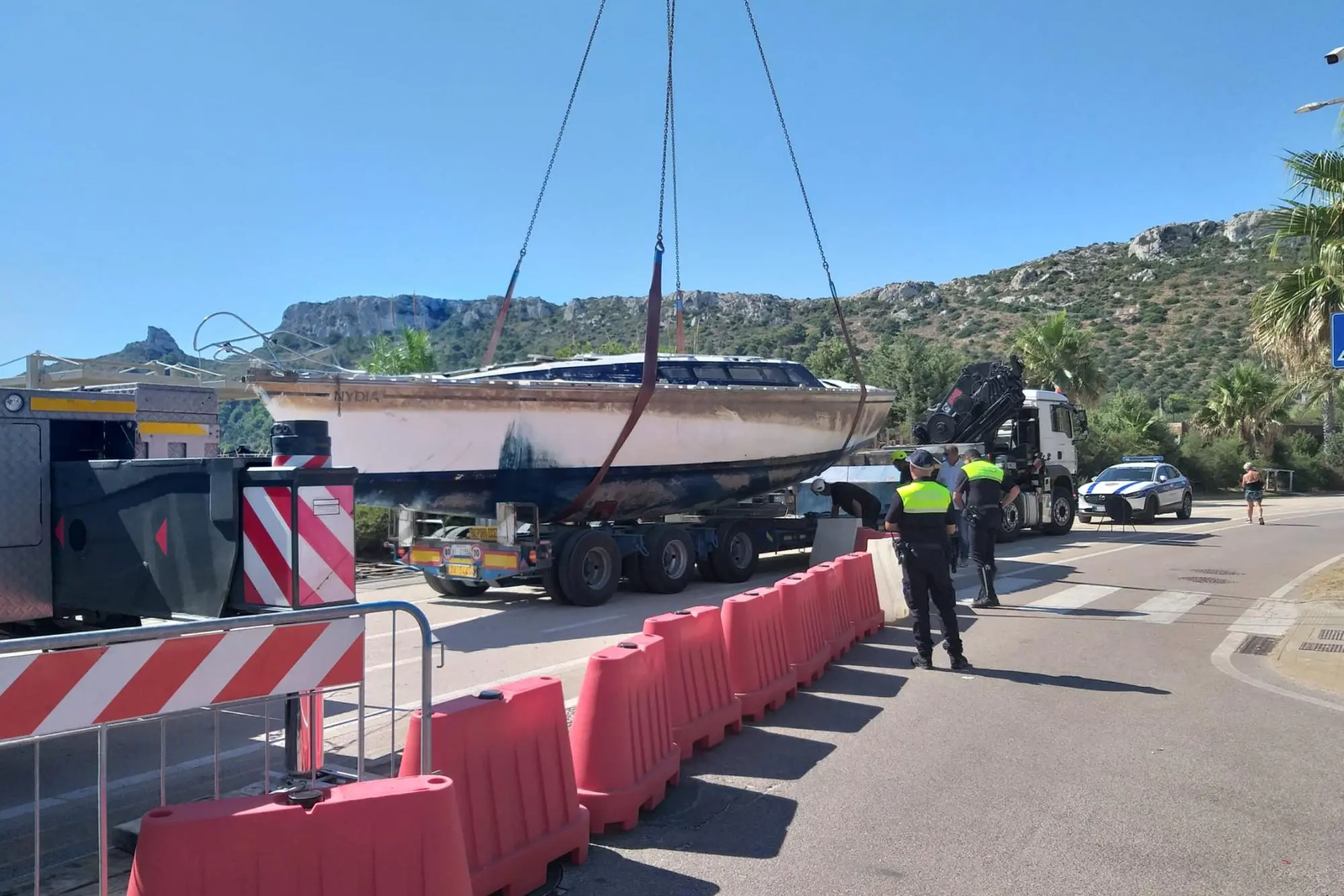 Lo spostamento della "Nydia"