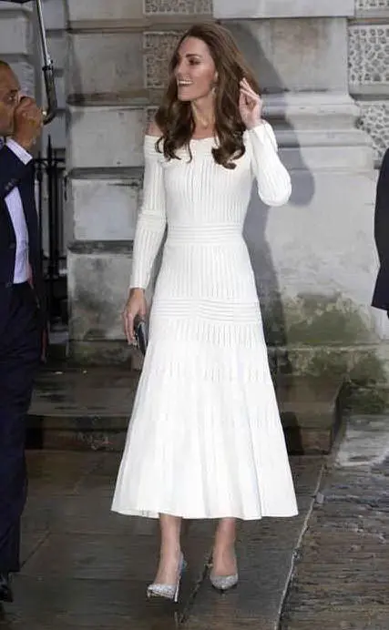 Una Kate in bianco