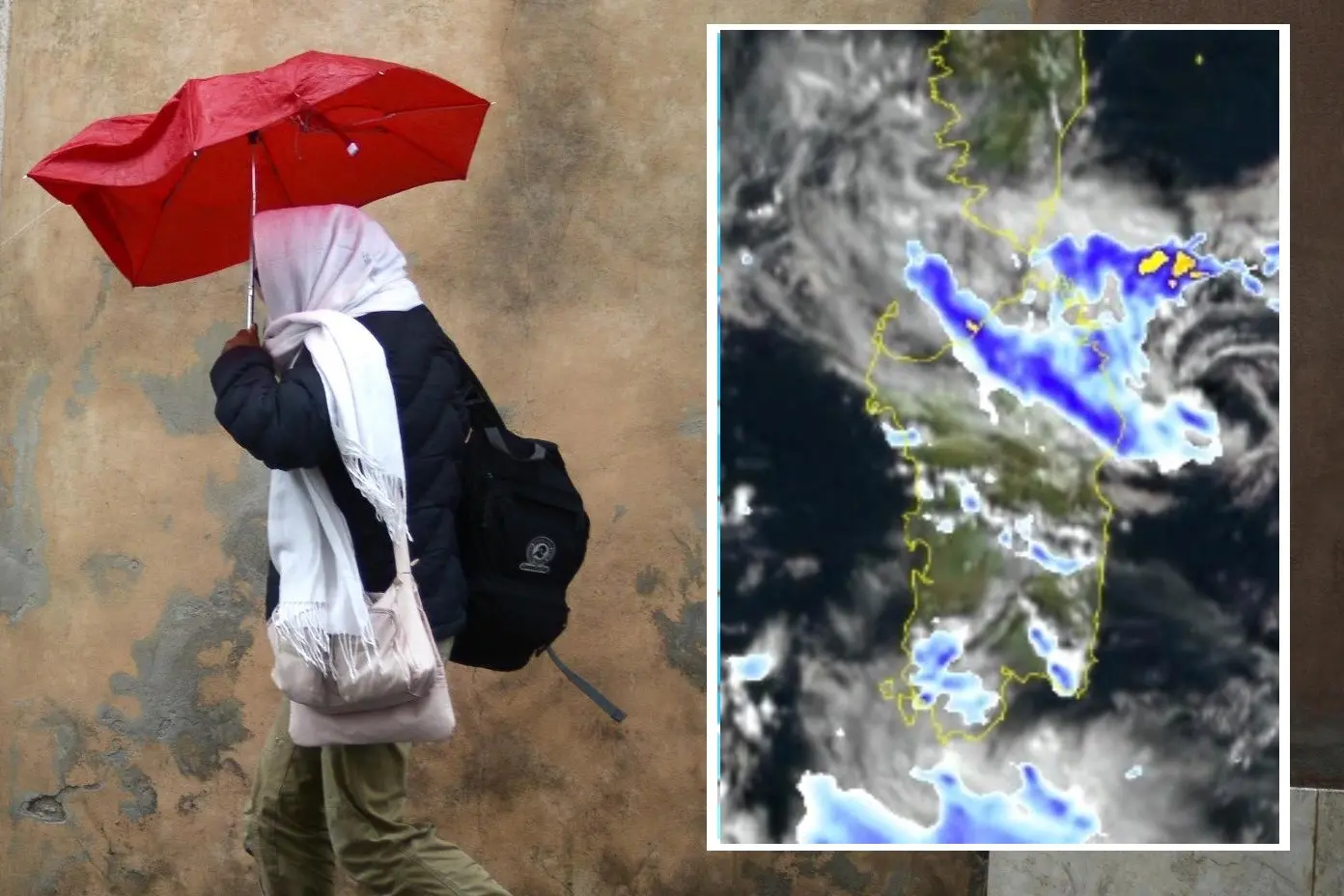 Maltempo, allerta meteo in Sardegna