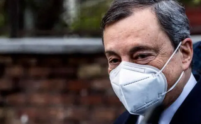 Il premier Mario Draghi (Ansa)