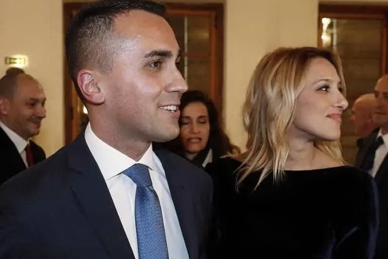 Luigi Di Maio e Virginia Saba (Ansa)