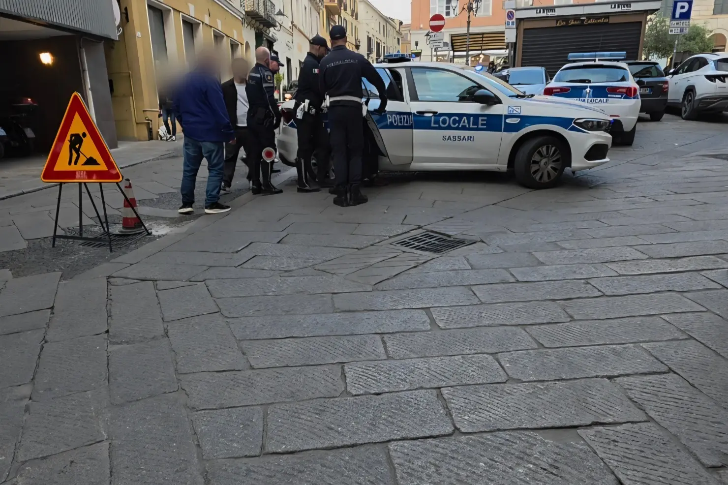 Il momento dell'arresto