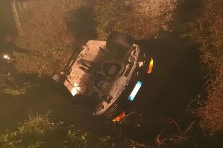 L'auto coinvolta nell'incidente