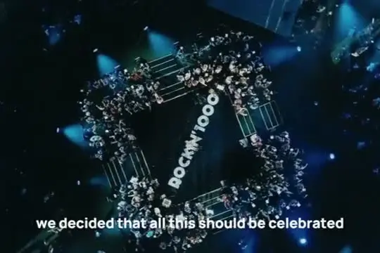 Il trailer del documentario "10 Years of Rockin'1000"
