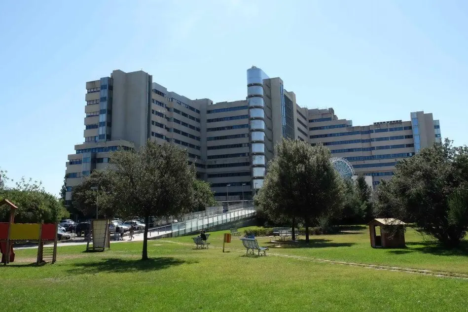 L'ospedale Brotzu (L'Unione Sarda)