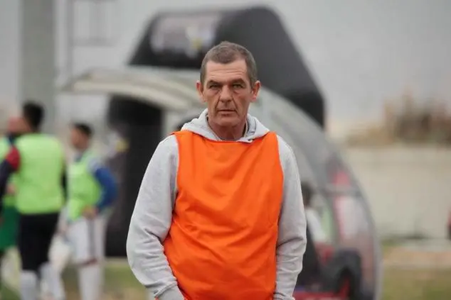 Virgilio Perra, allenatore Castiadas (foto Antonio Serreli)
