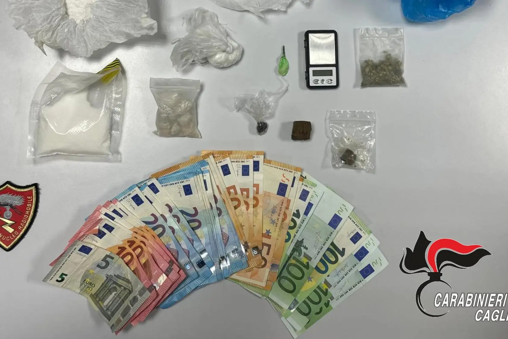 La droga sequestrata