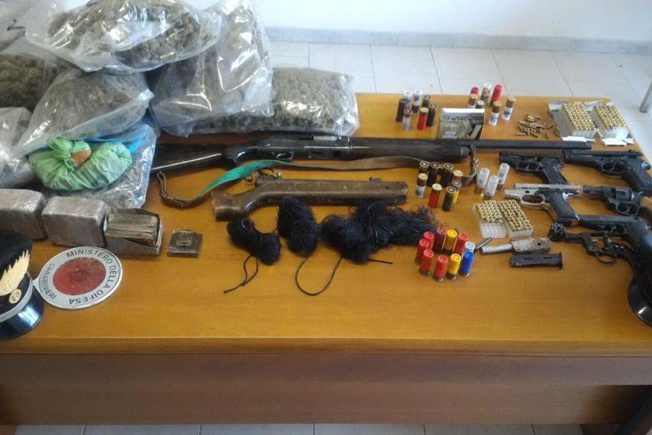 Sinnai, blitz in un ovile: un arrestoTrovati fucili, pistole e droga
