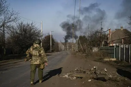 La guerra in Ucraina (Ansa)