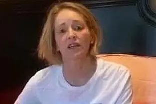 Sharon Stone in un frame del video