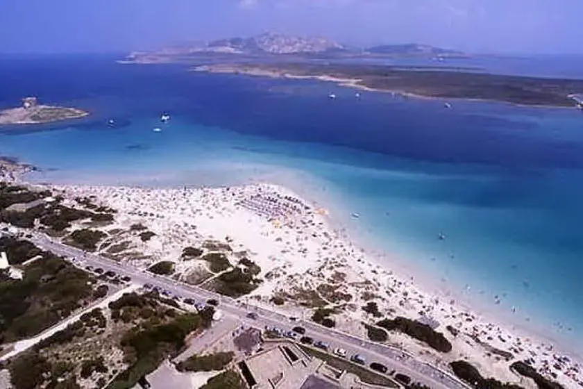 La spiaggia della Pelosa di Stintino (foto L'Unione Sarda - Tellini)