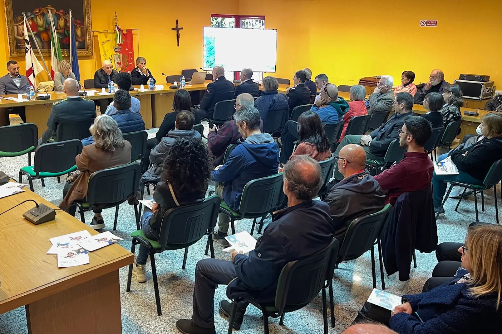 La presentazione del progetto a Muravera (foto Agus)