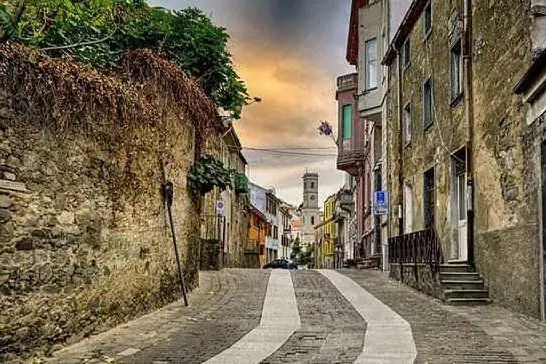 Il centro storico di Pattada (foto Argentino Tellini)