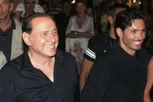 Silvio e Pier Silvio Berlusconi (foto Ansa)