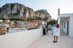 Ulassai vista da una terrazza del Camuc
