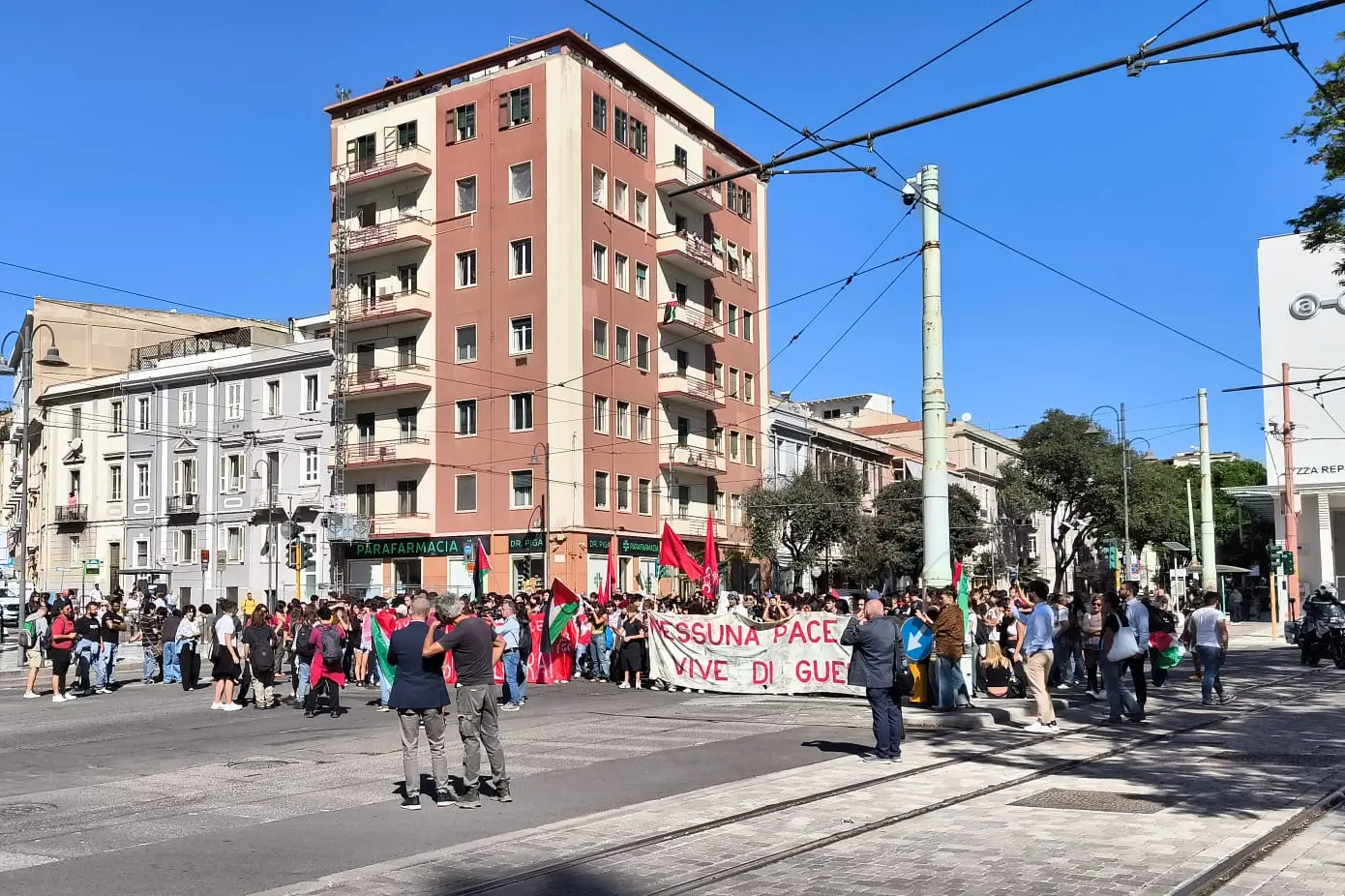 Cagliari, manifestazione per la Palestina (Foto Fr. Pinna)
