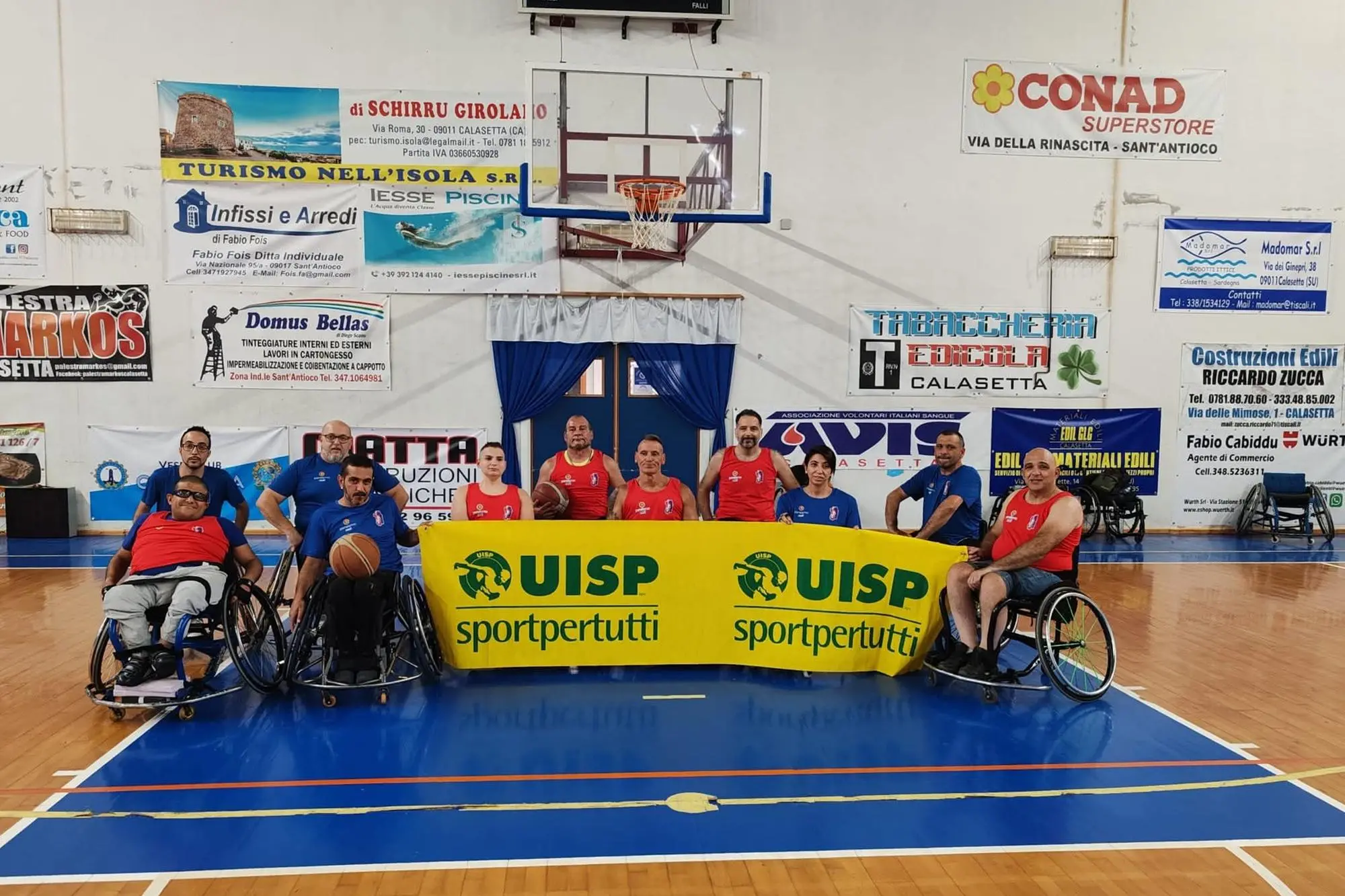 Una precedente iniziativa della UISP (foto concessa da Area Comunicazione Uisp Pallacanestro In Carrozzina)