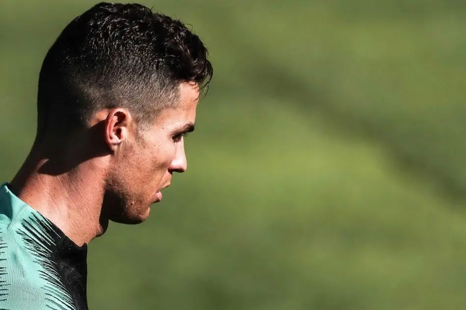 Cristiano Ronaldo col Portogallo (Ansa)