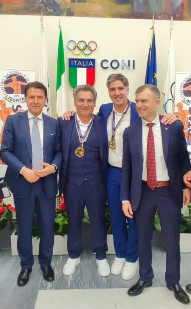 I maestri Melis premiati al Coni