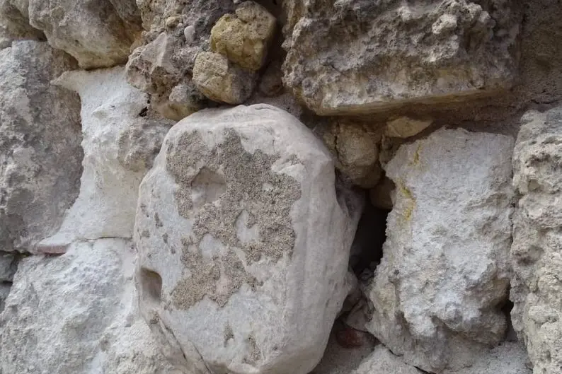 Il muraglione antico (foto L'Unione Sarda - Pala)