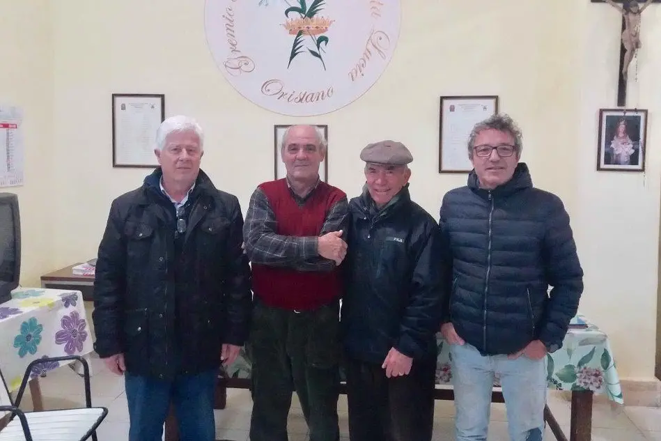 Il nuovo direttivo del Gremio dei muratori
