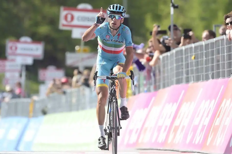 Vincenzo Nibali durante il Giro d'Italia 2016
