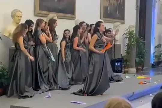 In Campidoglio a Roma per un evento sull'Universo femminile