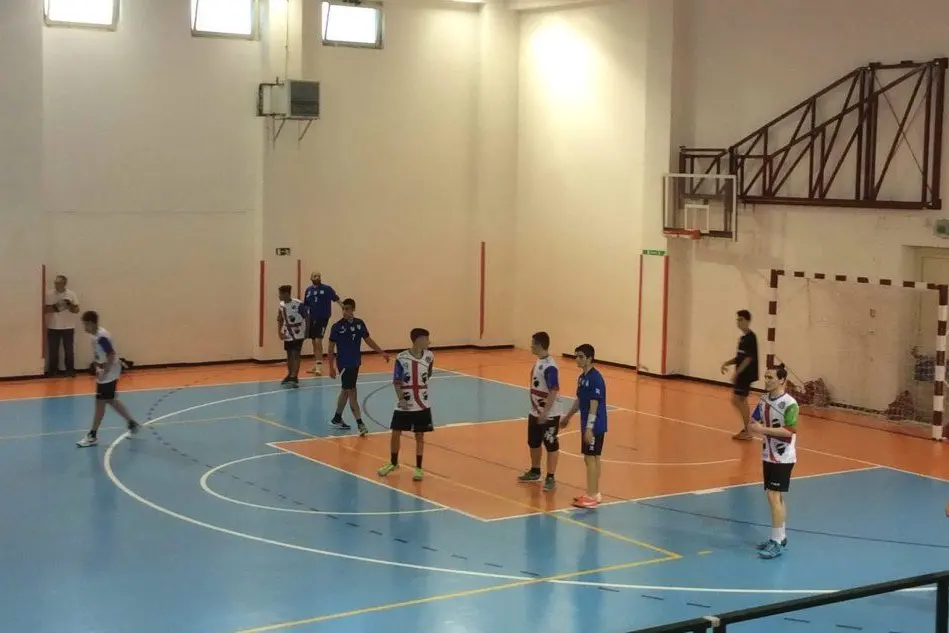 La Verdazzurro sul campo del Selargius