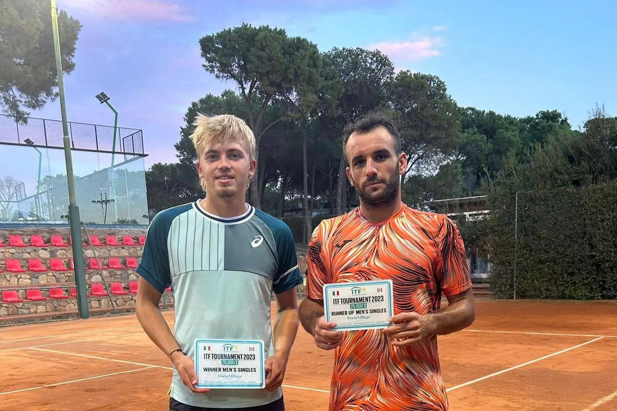 I tennisti Felix Gill e Oriol Roca Batalla (foto concessa)