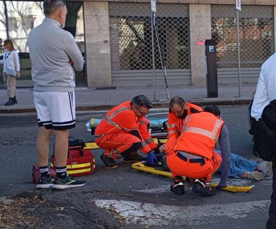 Scontro auto-scooter  e un investimento: due feriti in ospedale